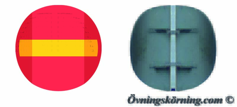 Förbud mot infart. Så här ser du att det är enkelriktat!
