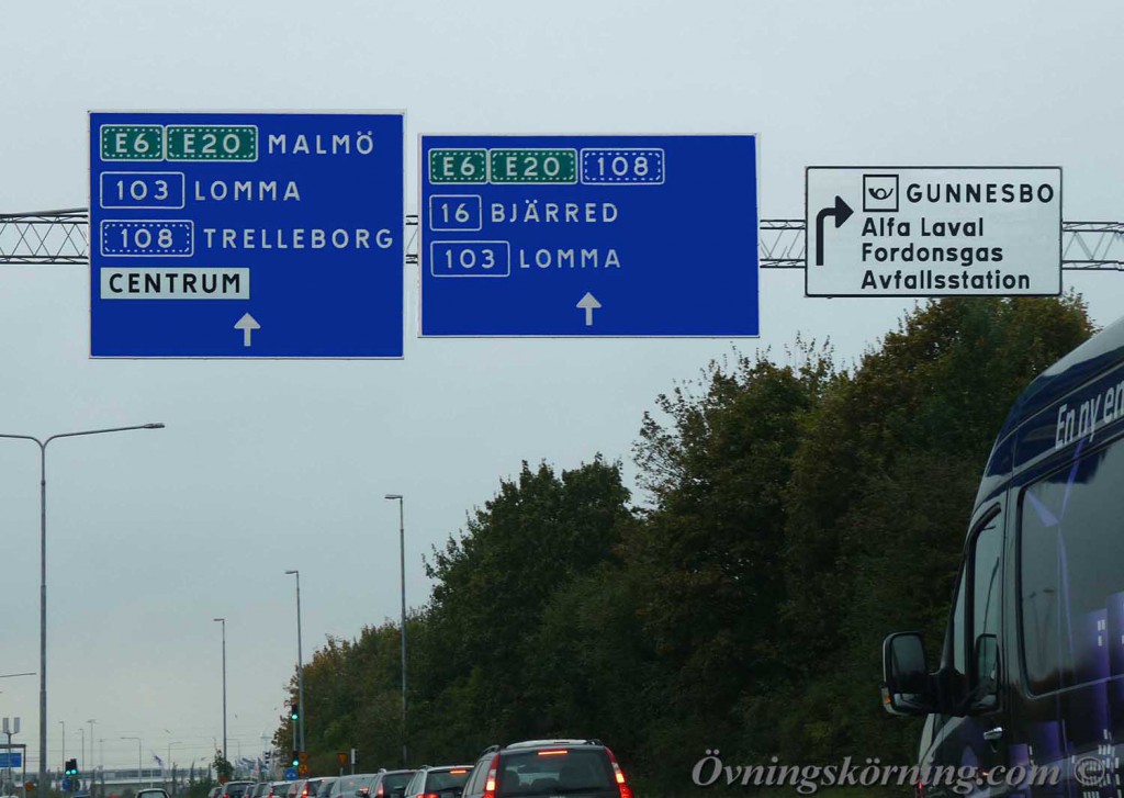 Körfältsvägvisare