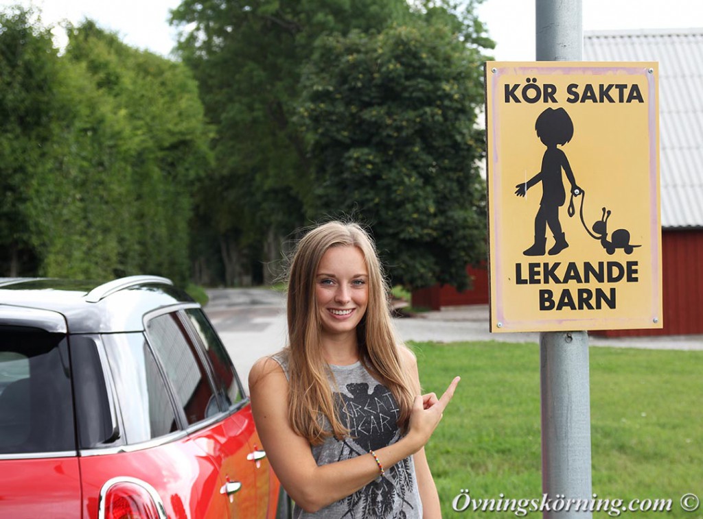 pekar skylt