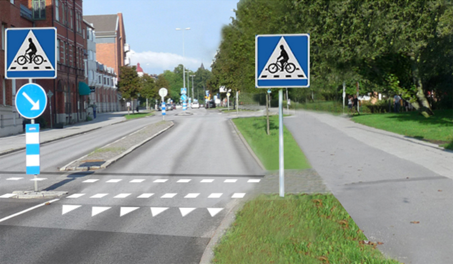 cykelöverfart