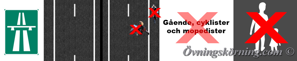 Förbud mot gående och cyklister