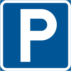 E19 Parkering. Anvisningsmärken