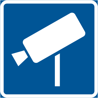 E24 Automatisk trafikövervakning. Anvisningsmärken