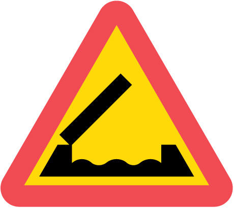 A6 Varning för bro