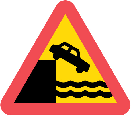 A7 Varning för kaj