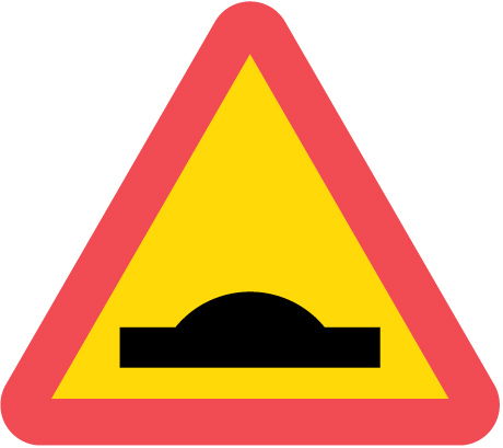 A9 Varning för farthinder